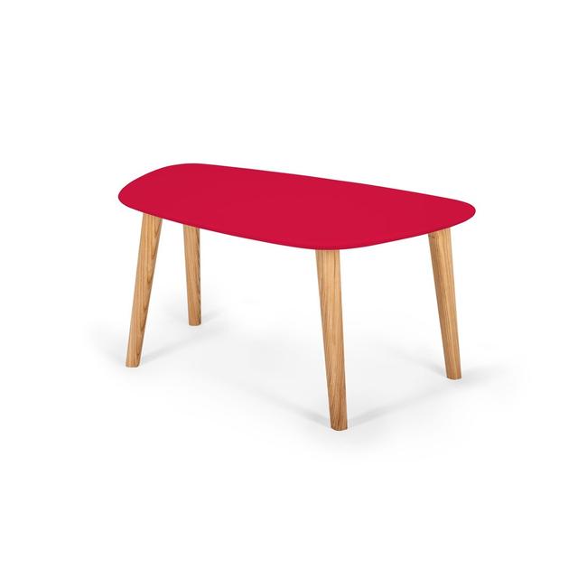 Couchtisch Romina ScanMod Design Farbe: Reines Rot, Größe: 40 cm H x 80 cm B x 48 cm T on Productcaster.