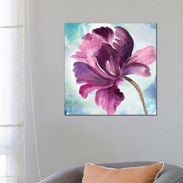 Tye Dye Floral II by Asia Jensen - Wrapped Canvas Painting Rosalind Wheeler on Productcaster.