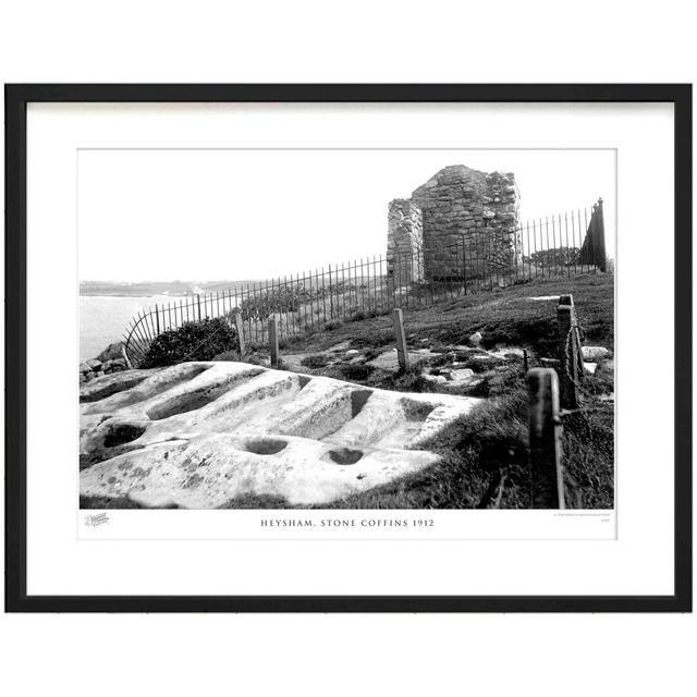 'Heysham, Stone Coffins 1912' - Picture Frame Photograph Print on Paper The Francis Frith Collection Size: 60cm H x 80cm W x 2.3cm D on Productcaster.