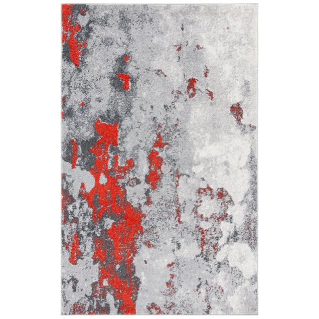 Drury Looped/Hooked Orange Rug Williston Forge Rug Size: Rectangle 200 x 300cm on Productcaster.