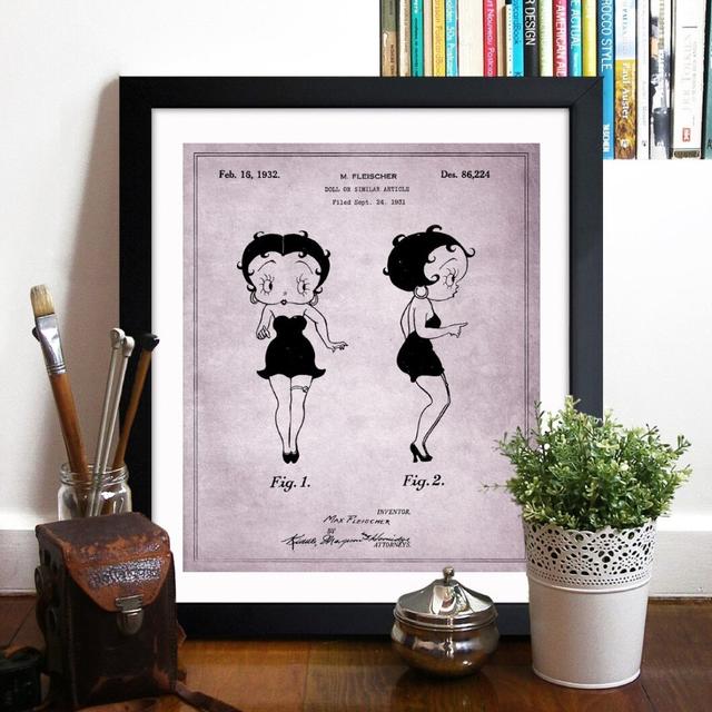 Betty Boop 1932 by Oliver Gal - Single Picture Frame Print Oliver Gal Size: 46cm H x 39cm W on Productcaster.