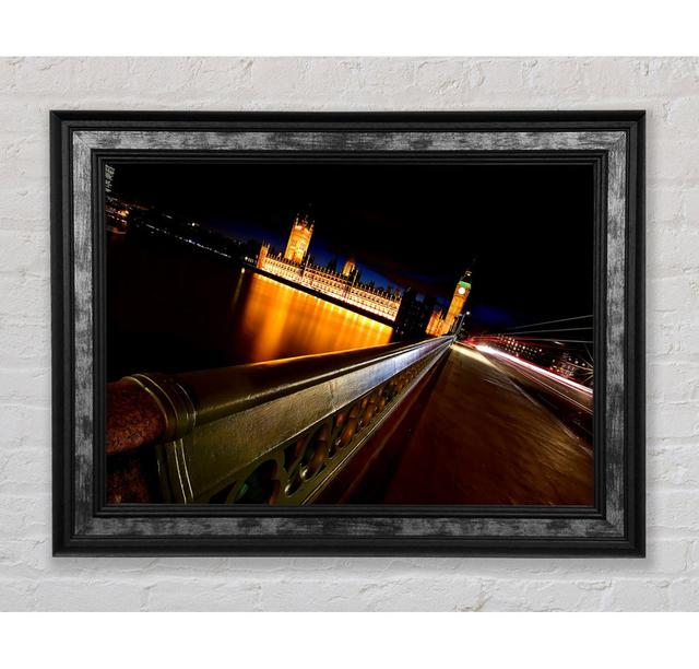 River Thames London - Single Picture Frame Art Prints Bright Star Size: 59.7cm H x 84.1cm W x 8cm D on Productcaster.