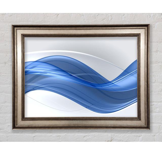 The Flow Of Blue Serenity - Print Bright Star Size: 59.7cm H x 84.1cm W x 8cm D on Productcaster.