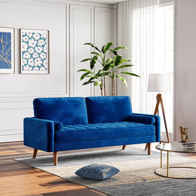 Sofa Enedelia Neche Polsterfarbe: Blau on Productcaster.