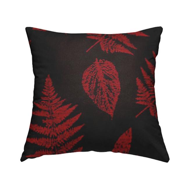 Talbert Floral Cushion with Filling East Urban Home Size: 55cm H x 55cm W x 5cm D, Colour: Red on Productcaster.