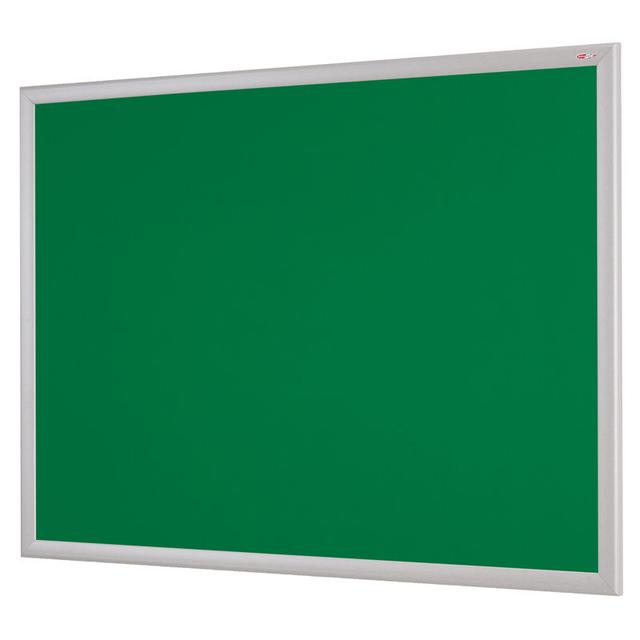 Wall Mounted Bulletin Board Symple Stuff Size: 120 cm H x 180 cm W, Colour: Green on Productcaster.