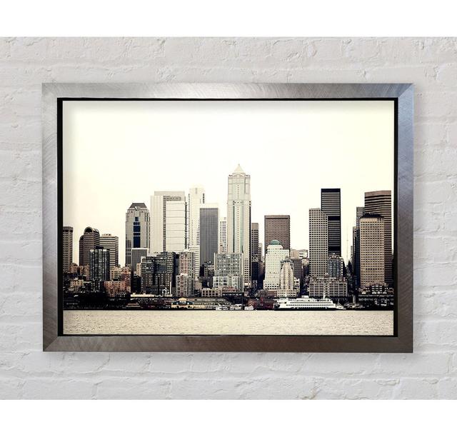 Seattle As Seen From Elliot Bay - Print Bright Star Size: 100cm H x 141.4cm W on Productcaster.