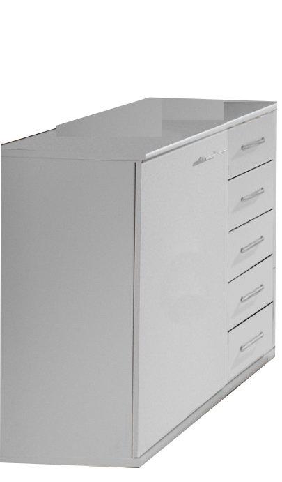 Kynan 1 Door Storage Cabinet Latitude Run Finish: White on Productcaster.