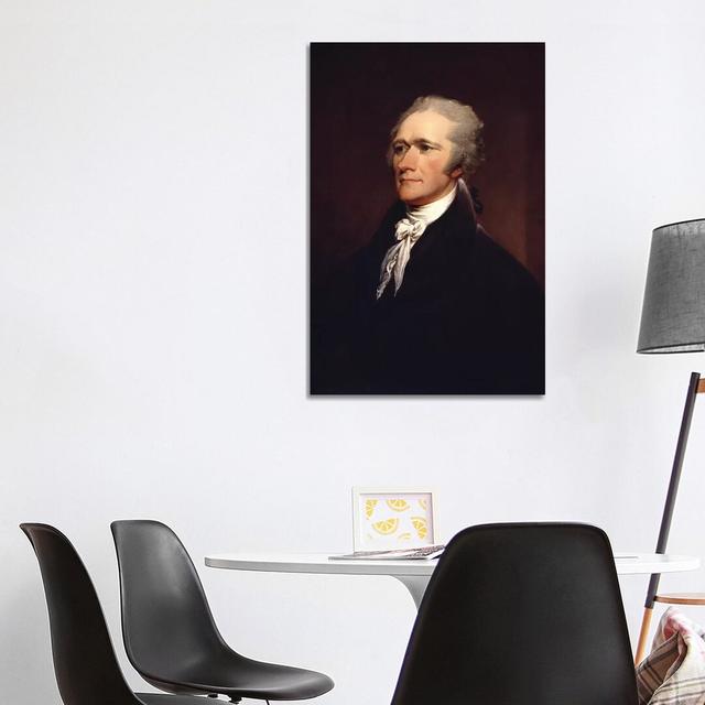 Painting Of Founding Father Alexander Hamilton by John Parrot - Print on Canvas Ebern Designs Size: 101.6cm H x 66.04cm W x 3.81cm D, Format: Wrapped on Productcaster.