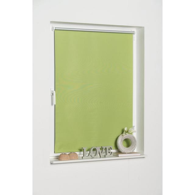 Klemmfix mini roller blind blackout yellow ClearAmbient Ausführung: Grün, Maße: 150 cm L x 60 cm B on Productcaster.