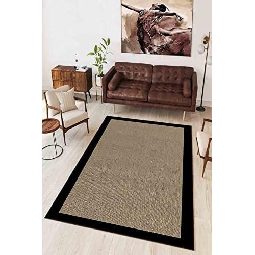 Cream Bordure Soft Machine Washable Stain ResistantCarpet hf_WOOKECE1109 Ivy Bronx Rug Size: Rectangle 80 x 150cm on Productcaster.