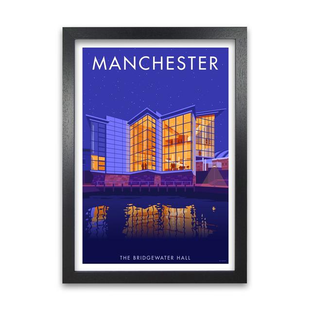 Manchester Bridgewater Hall by Stephen Millership - Print East Urban Home Frame Options: Black, Size: 29.7 cm H x 21 cm W x 5 cm D on Productcaster.