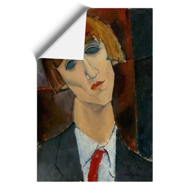 Madame Kisling by Amedeo Modigliani - Unframed Painting East Urban Home Size: 84cm H x 59cm W x 0.1cm D on Productcaster.