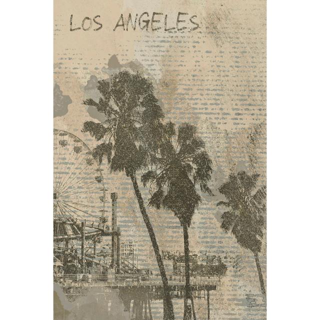 Remembering Los Angeles by Irena Orlov - Wrapped Canvas Painting 17 Stories Size: 46cm H x 30cm W on Productcaster.