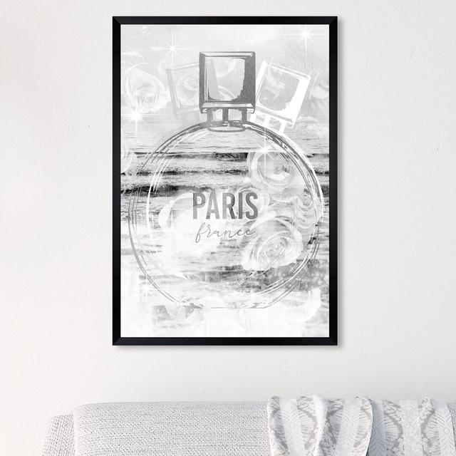 Glistening Silver Bottle - Graphic Art Print East Urban Home Format: Picture Frame, Size: 66.04cm H x 45.72cm W x 1.27cm D on Productcaster.