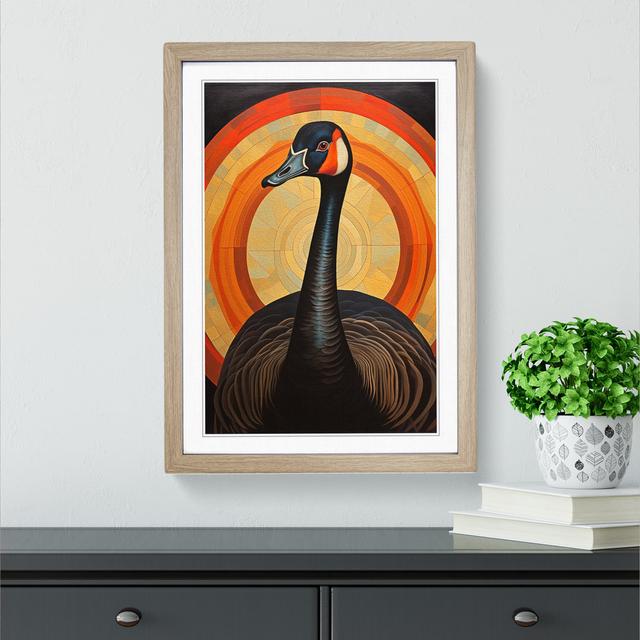 Goose - Single Picture Frame Print on Wood Brambly Cottage on Productcaster.