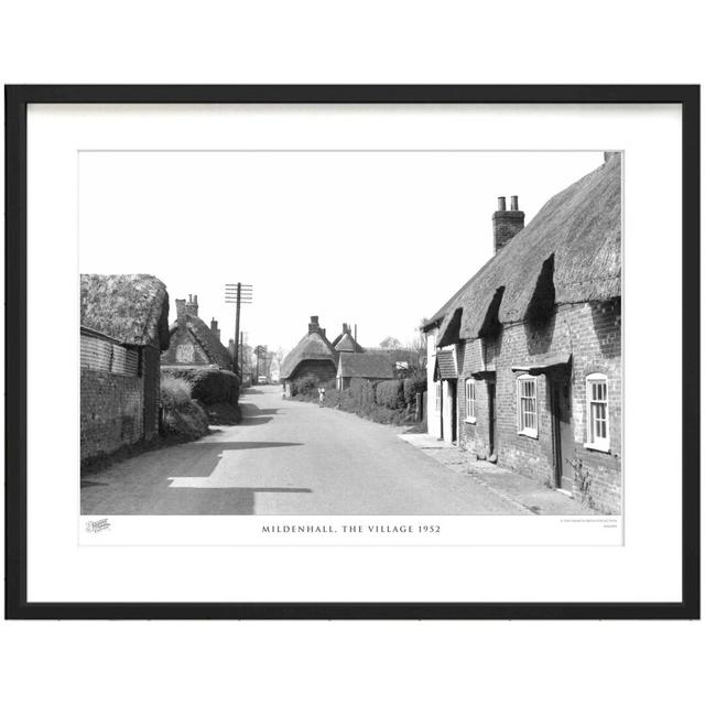 'Mildenhall, the Village 1952' - Picture Frame Photograph Print on Paper The Francis Frith Collection Size: 28cm H x 36cm W x 2.3cm D on Productcaster.