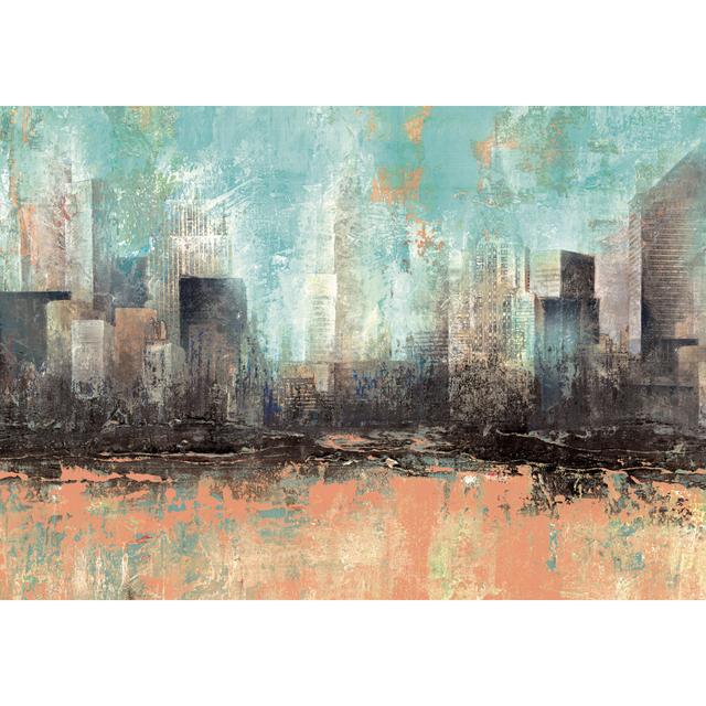 Hidden City Flattened - Wrapped Canvas Art Prints Borough Wharf Size: 61cm H x 91cm W on Productcaster.