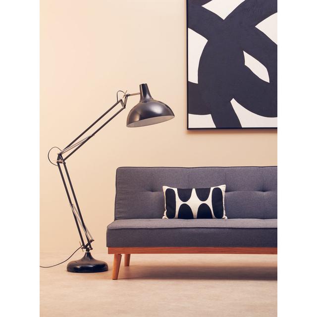 Amersfort 190cm Black Task Floor Lamp Latitude Run on Productcaster.