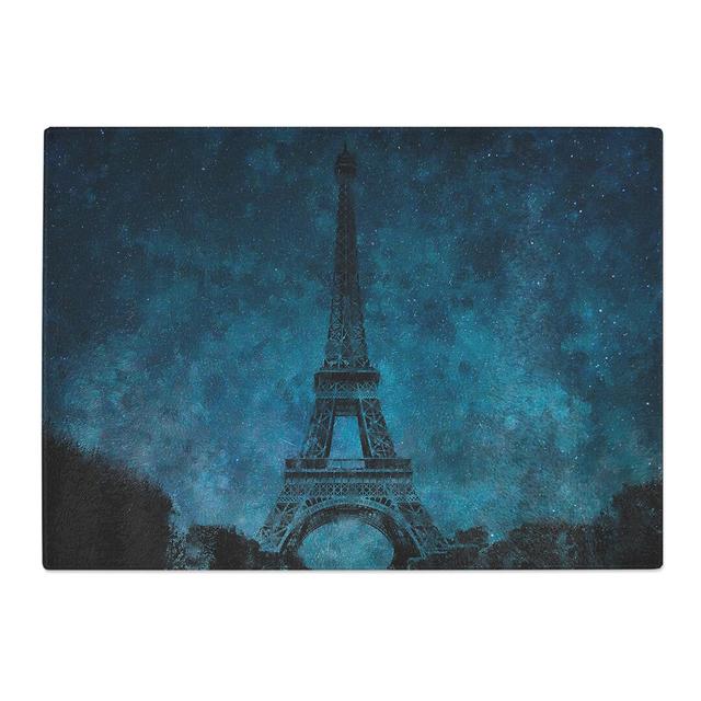 Eiffel Tower Vol.9 Painting Chopping Board East Urban Home Size: 28.5cm W x 39cm L on Productcaster.