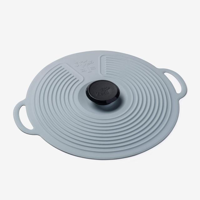 Classic Silicone Self Sealing Lid Zeal Size: 28 cm, Colour: Grey on Productcaster.