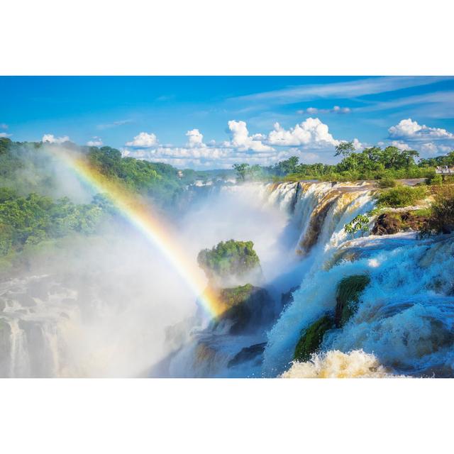 Iguazu Falls by R.M. Nunes - Wrapped Canvas Print Alpen Home Size: 30cm H x 46cm W on Productcaster.