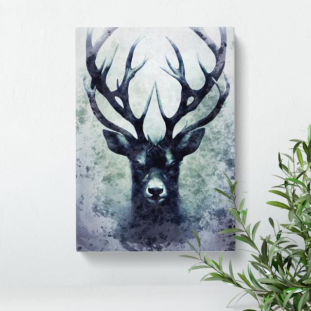 View Of The Stag No.1 - Wrapped Canvas Print Alpen Home Size: 50cm H x 35cm W x 3cm D on Productcaster.