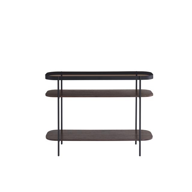 Allmar 90cm Glass Top Console Table Williston Forge on Productcaster.