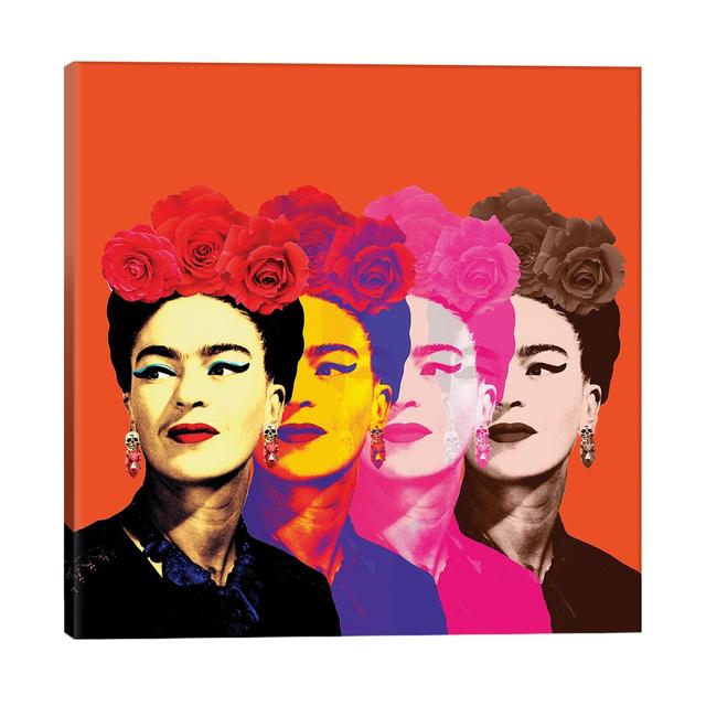 Fridas by Ana Paula Hoppe - Print on Canvas Latitude Vive Size: 93.98cm H x 93.98cm W x 3.81cm D, Frame Option: No Frame on Productcaster.