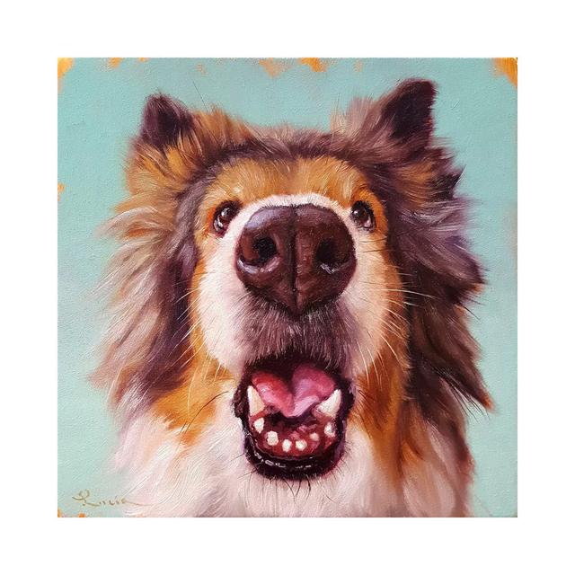 Follow Your Nose IX by Lucia Heffernan - Wrapped Canvas Print ClassicLiving Size: 30.48cm H x 30.48cm W x 1.91cm D on Productcaster.