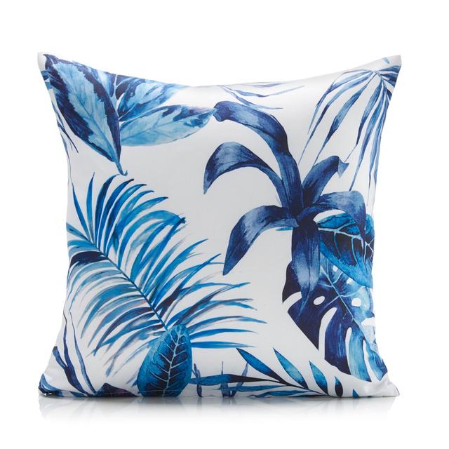 Adilena Tropical Outdoor Cushion with Filling 17 Stories Size: 55cm H x 55cm W x 15cm D on Productcaster.