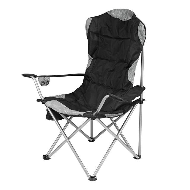 Botakoz Folding Camping Chair Dakota Fields Colour: Black on Productcaster.