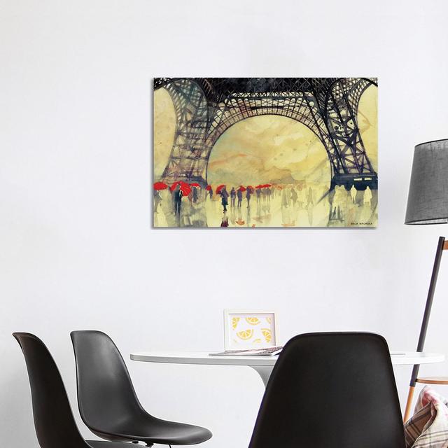 Winter In Paris by Maja Wronska - Wrapped Canvas Gallery-Wrapped Canvas Giclée ClassicLiving Size: 66.04cm H x 101.6cm W x 3.81cm D on Productcaster.