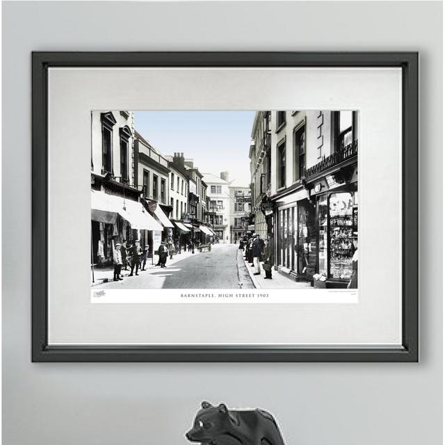 Barnstaple, High Street 1903 - Single Picture Frame Print The Francis Frith Collection Size: 45cm H x 60cm W x 2.3cm D on Productcaster.