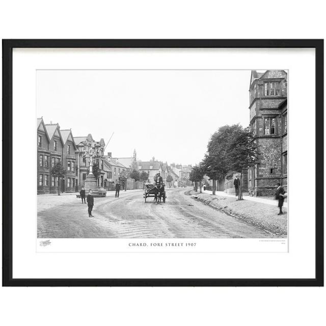 'Chard, Fore Street 1907' - Picture Frame Photograph Print on Paper The Francis Frith Collection Size: 40cm H x 50cm W x 2.3cm D on Productcaster.