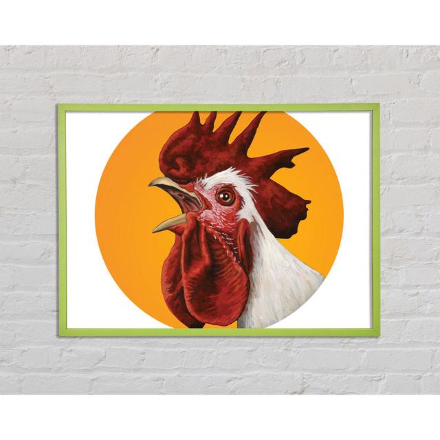 The Rooster Crow - Single Picture Frame Art Prints August Grove Size: 21cm H x 29.7cm W x 2cm D on Productcaster.