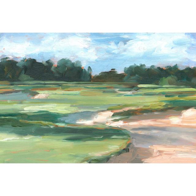 Golf Course Study II by Ethan Harper - Wrapped Canvas Painting Print Rosalind Wheeler Size: 61cm H x 91cm W on Productcaster.