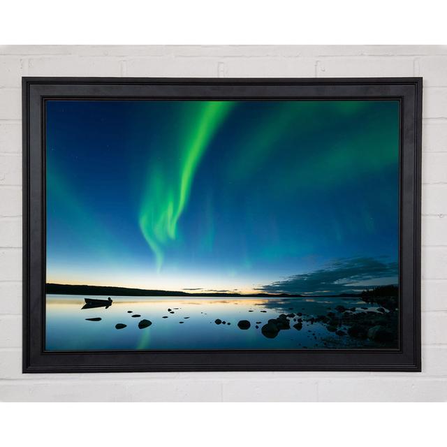 Northern Light Reflections Framed Print Longshore Tides Size: 59.7cm H x 84.1cm W x 1.5cm D on Productcaster.