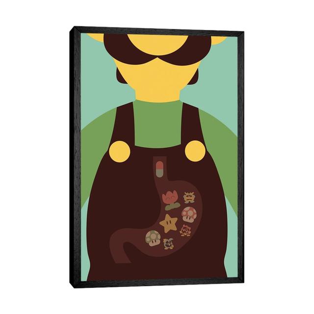 Green Plumber by Andrew Heath - Print on Canvas Ebern Designs Format: Black Framed, Size: 101.6cm H x 66.04cm W x 3.81cm D on Productcaster.