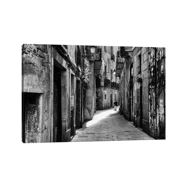 Townhouses In Barcelona, Spain by Mikolaj Gospodarek - Wrapped Canvas Print Latitude Run Size: 20.32cm H x 30.48cm W x 1.905cm D on Productcaster.