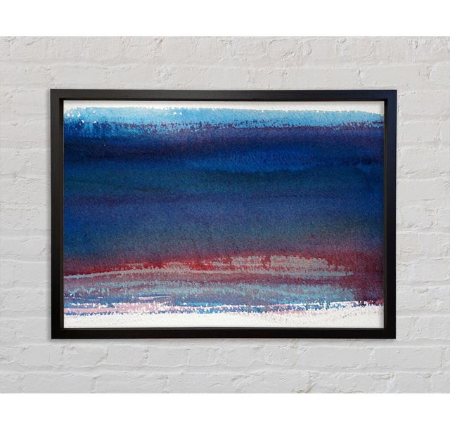 Ocean Ebb - Single Picture Frame Art Prints on Canvas Bright Star Size: 84.1cm H x 142.2cm W x 3.3cm D on Productcaster.