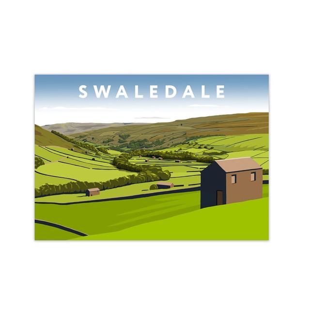 Swaledale Yorkshire Moors by Richard O'Neill - Graphic Art Print on Paper 17 Stories Size: 59.4 cm H x 81.4 cm W x 3 cm D on Productcaster.