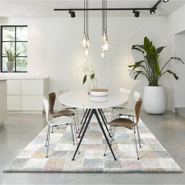 Mehari Pastel HomeSpace Direct Rug Size: Round 160cm on Productcaster.