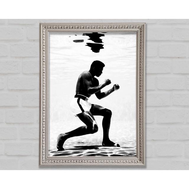 Muhammad Ali Boxing Under Water - Print Rosalind Wheeler Size: 59.7cm H x 42cm W x 3cm D on Productcaster.