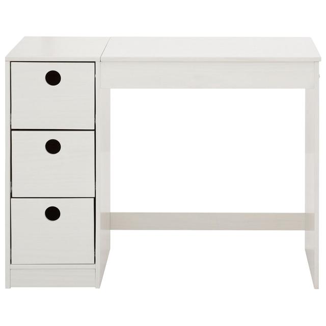 Diepreye Desk Ebern Designs Colour: White on Productcaster.