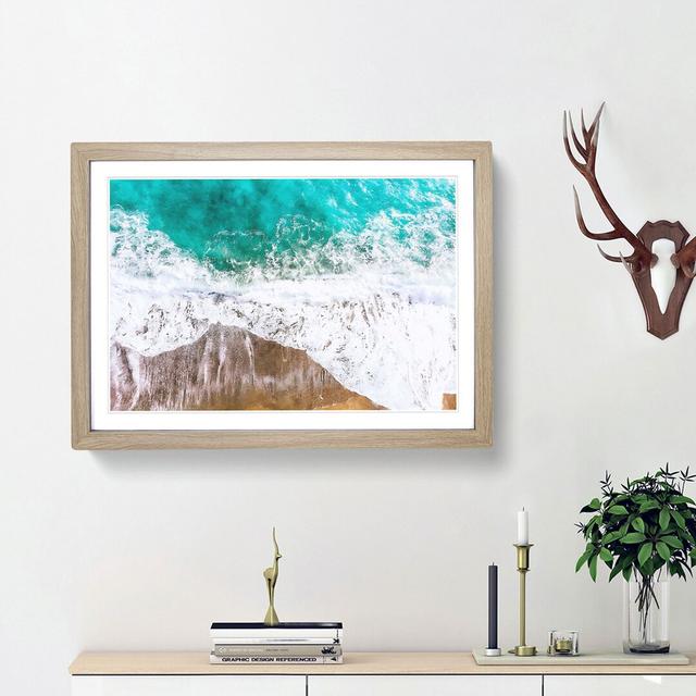 Ocean Dreams - Picture Frame Graphic Art Print East Urban Home Size: 24cm H x 33cm W x 2cm D, Frame Option: Oak Framed on Productcaster.