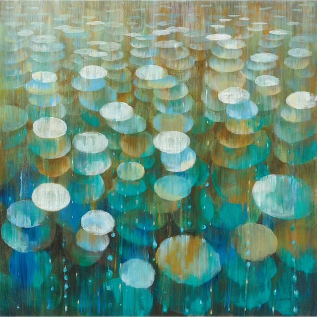 Rain Drops by Danhui Nai - Wrapped Canvas Art Prints ClassicLiving Size: 30cm H x 46cm W x 3.8cm D on Productcaster.