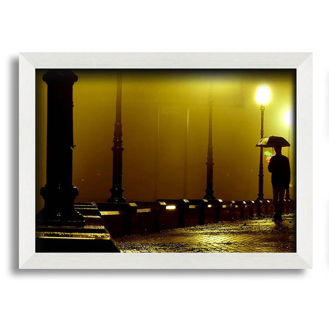 Aimie Alley Night - Single Picture Frame Art Prints Brayden Studio on Productcaster.