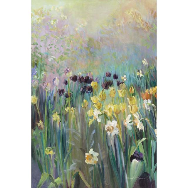 Field of Tulips by Marilyn Hageman - Wrapped Canvas Painting Rosalind Wheeler Size: 122cm H x 81cm W x 3.8cm D on Productcaster.