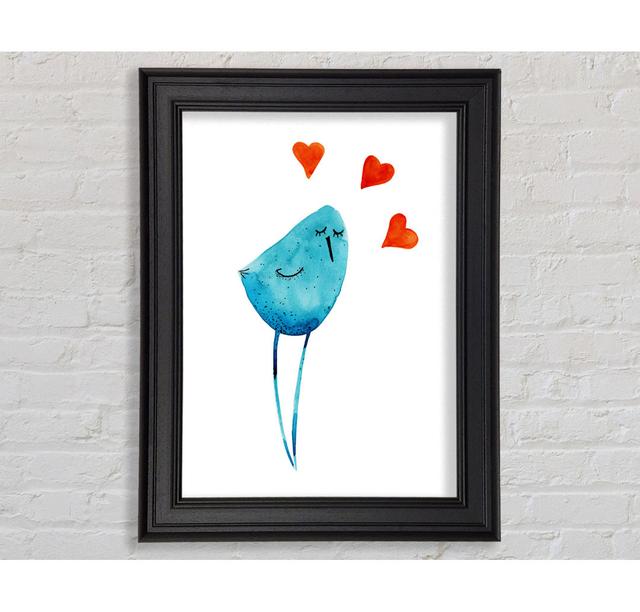 Bird Of Love - Single Picture Frame Art Prints Rosalind Wheeler Size: 141.4cm H x 100cm W x 8cm D on Productcaster.